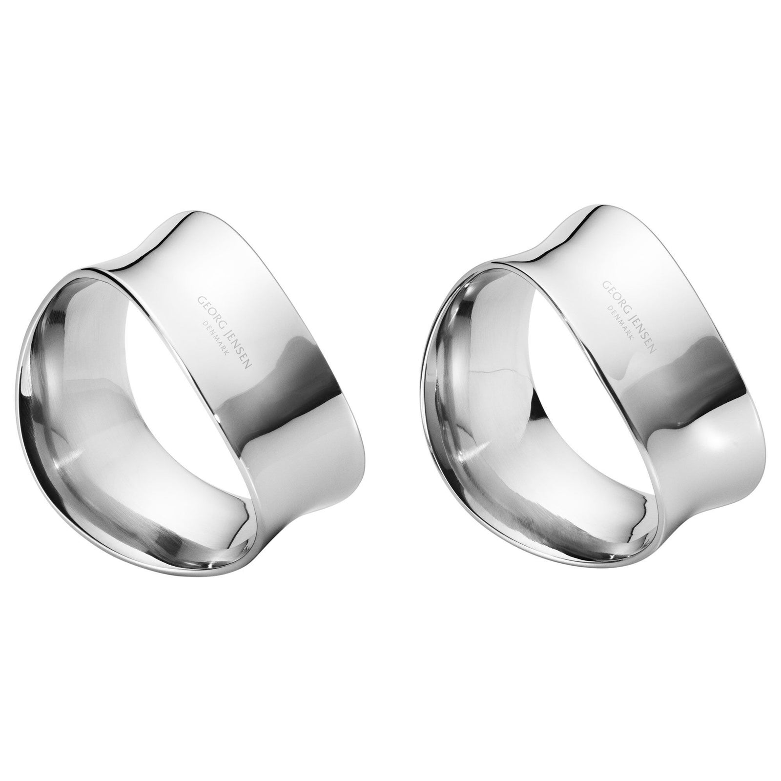 Georg jensen Georg jensen Cobra servietring 2 stk. ❤ detaljebillede i kategorien Servietring