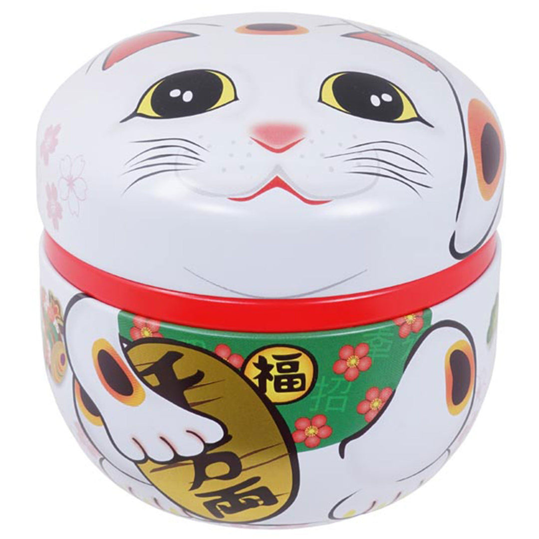 Tokyo design studio Tokyo design studio Lucky Cat tedåse 100 g, hvid ❤ billede i brug i kategorien Teholder