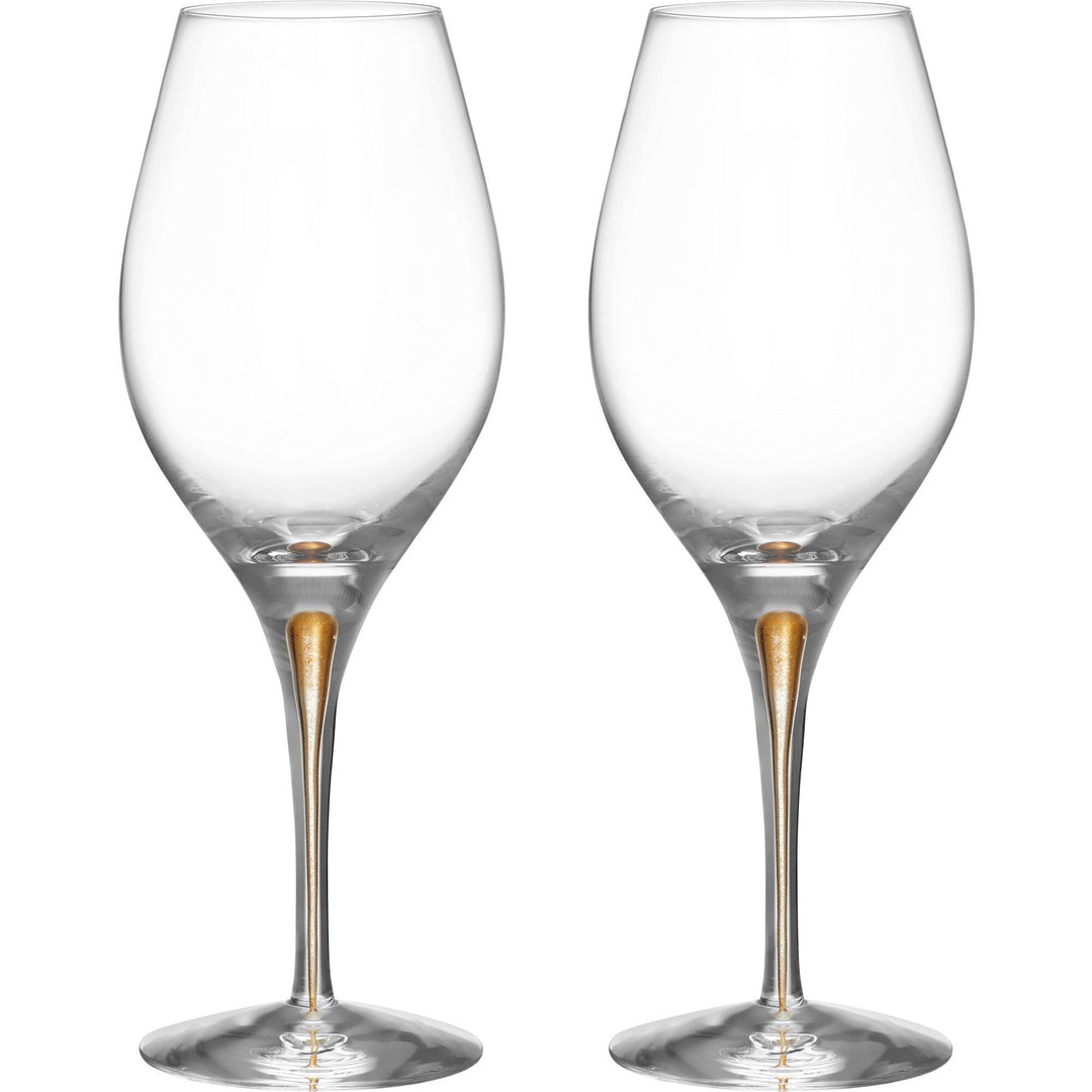 Orrefors Orrefors Intermezzo Balance vinglas 44 cl, guld ❤ detaljebillede i kategorien Vinglas