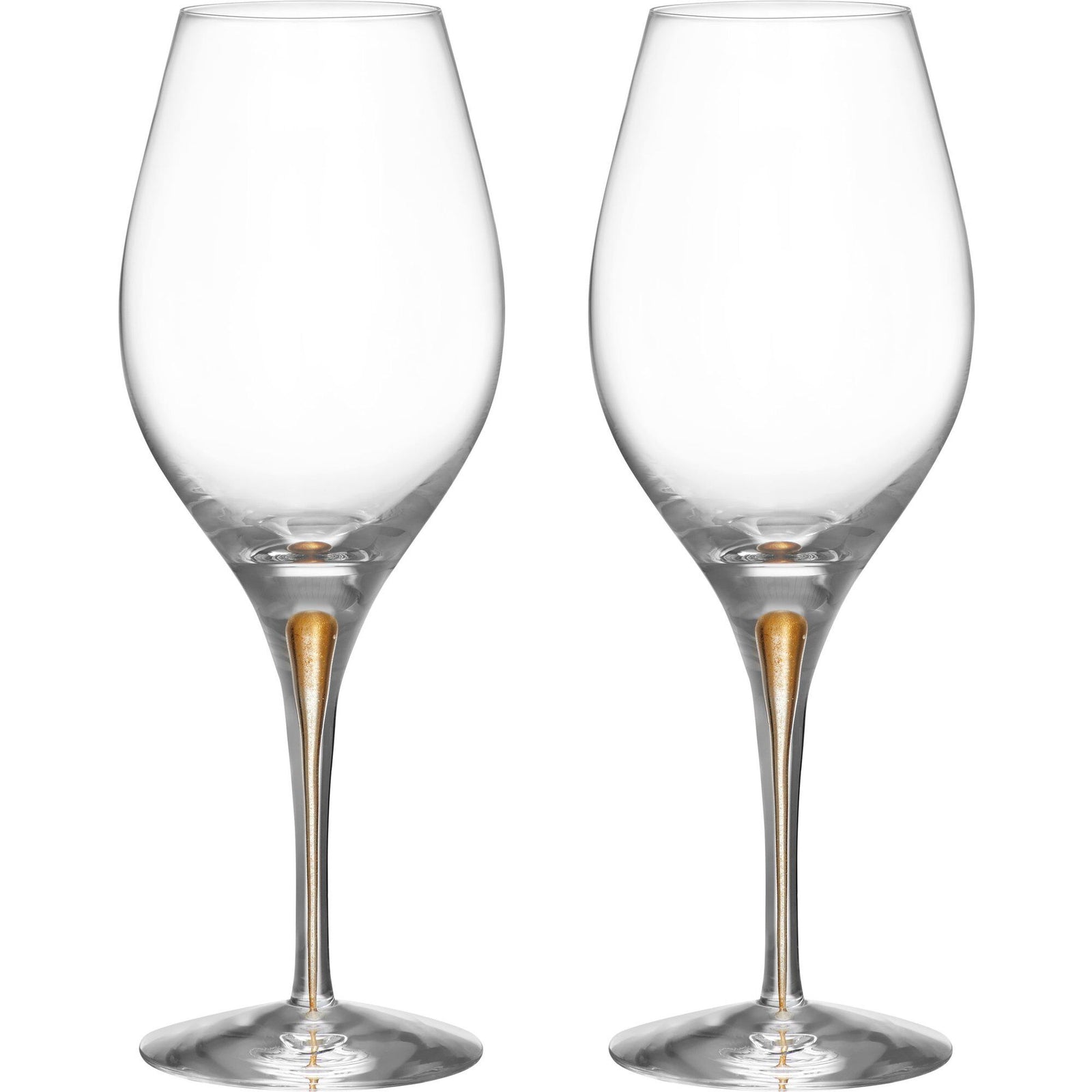 Orrefors Orrefors Intermezzo Balance vinglas 44 cl, guld ❤ detaljebillede i kategorien Vinglas