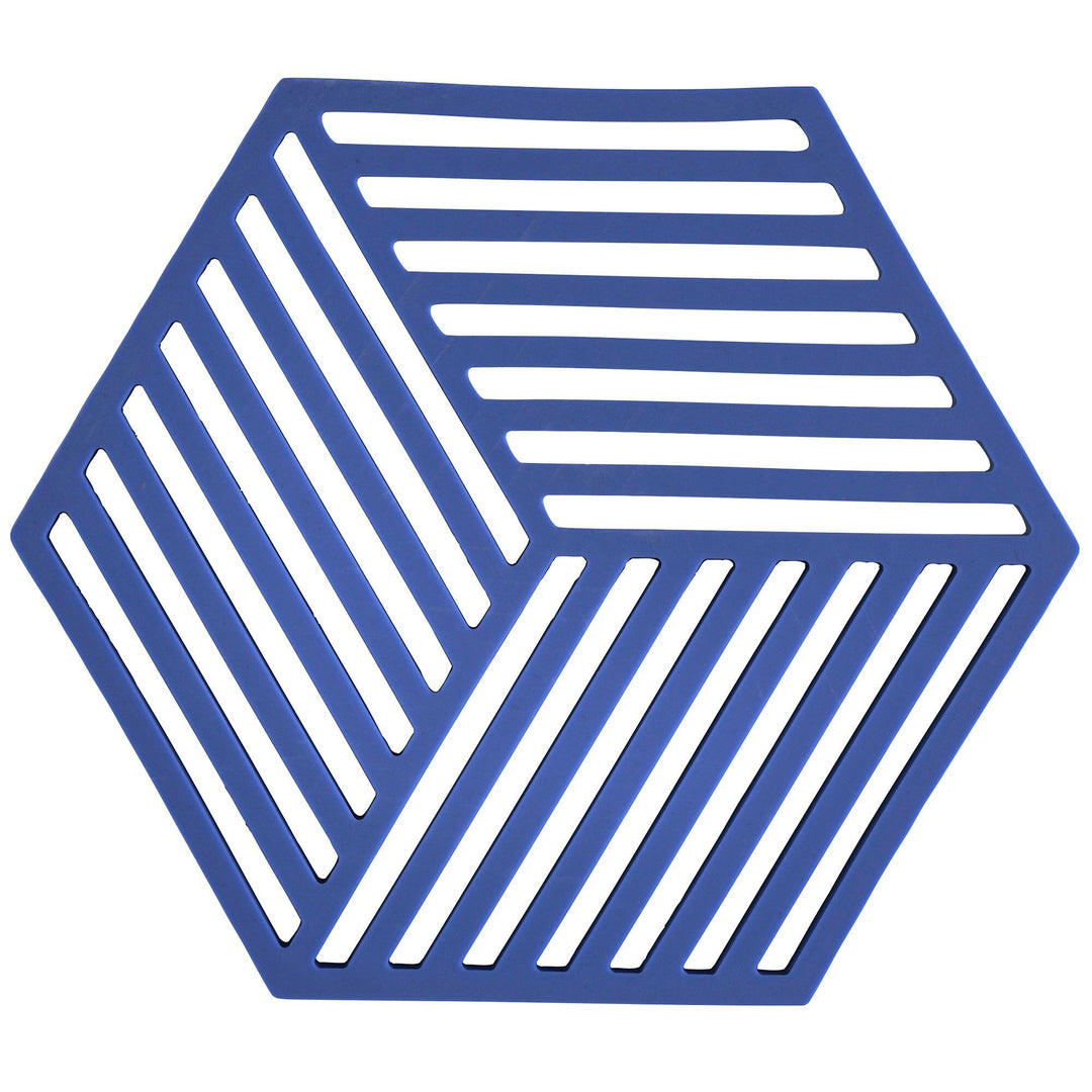 Zone Zone Hexagon Bordskåner, indigo – frontbillede (Underlag)