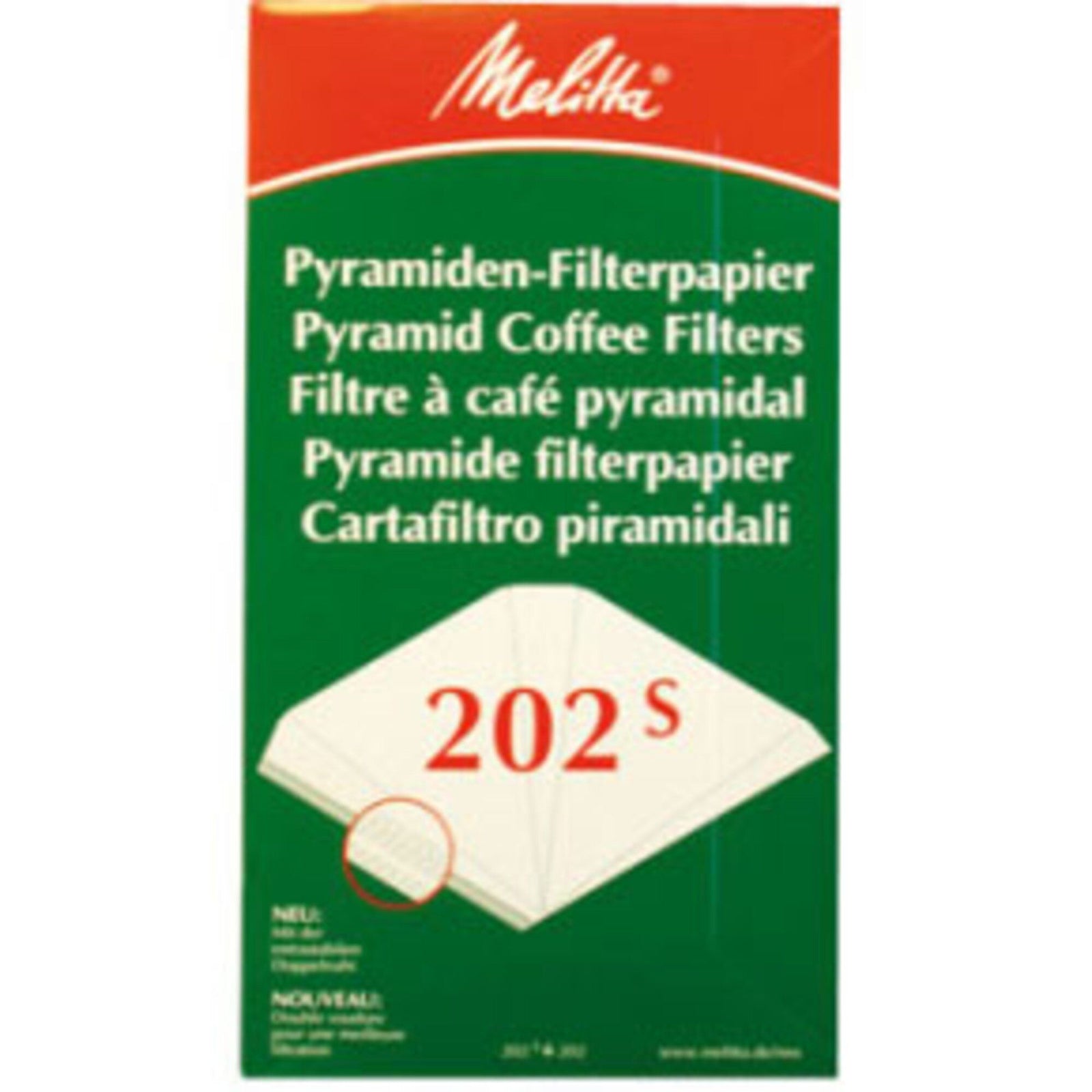 Melitta Melitta Pyramidefiltre 202 – produktbillede (Kaffefilter)