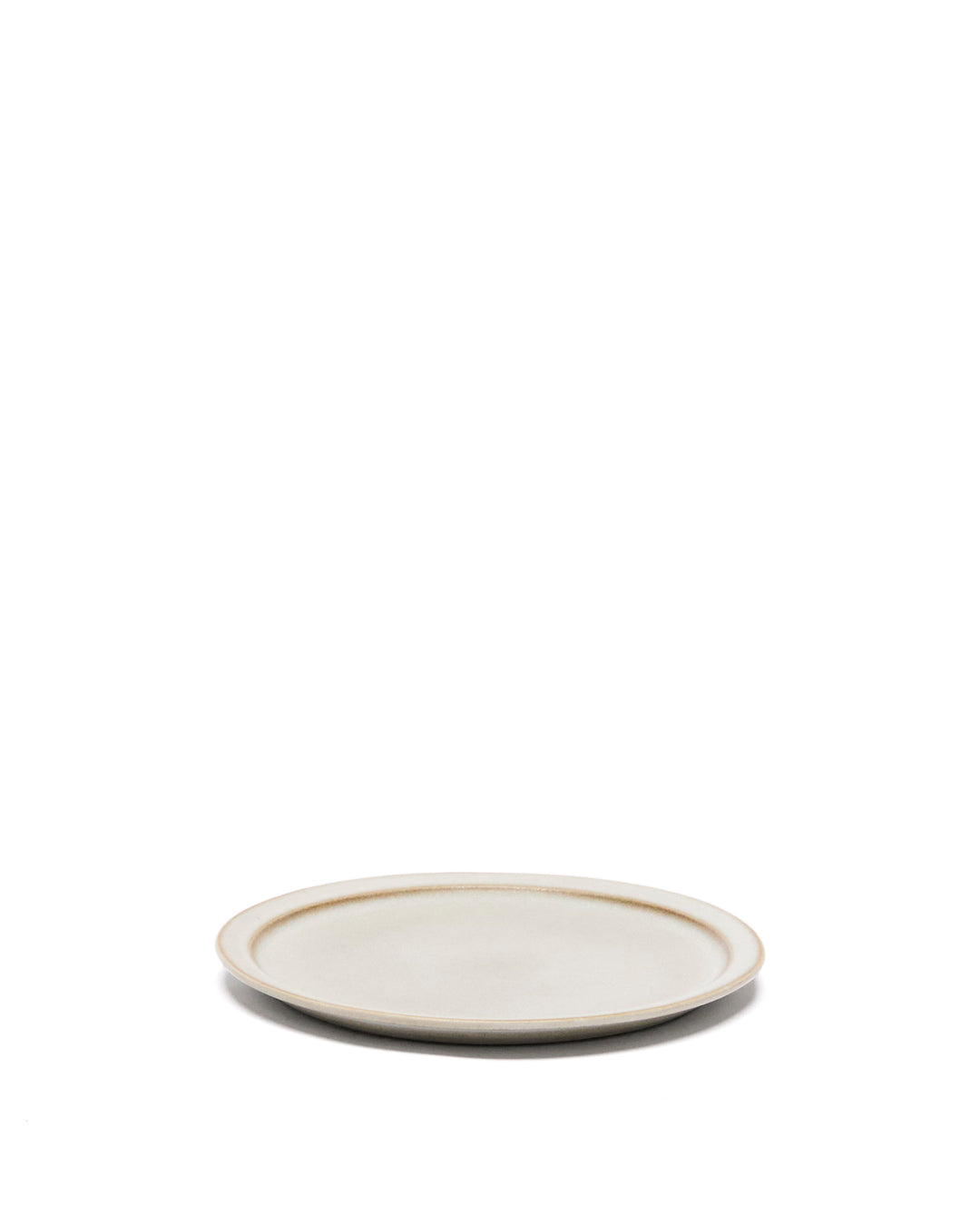KAVE HOME Coval desserttallerken rund beige keramik Ø23