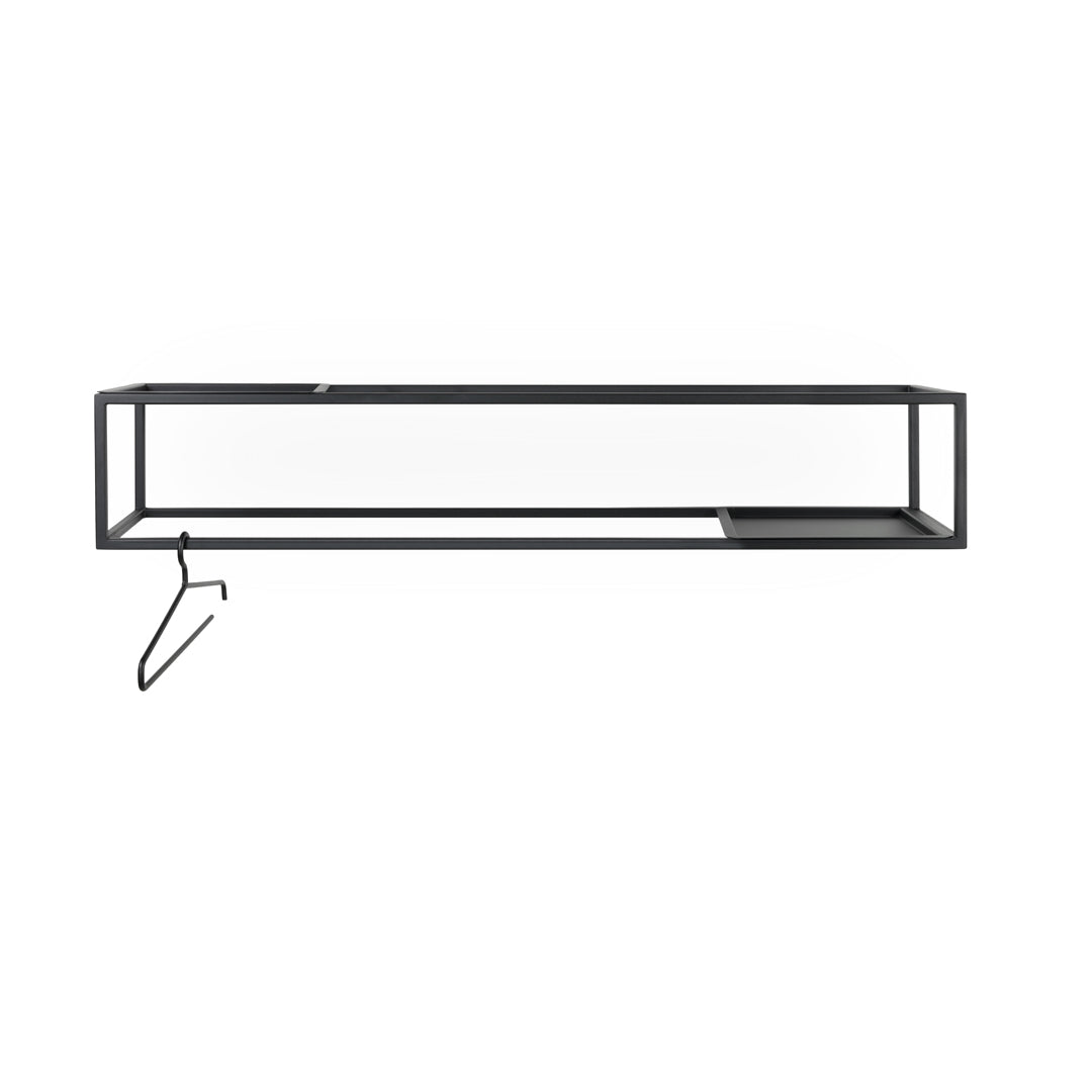 SPINDER DESIGN Rack knagerække sort stål B:118