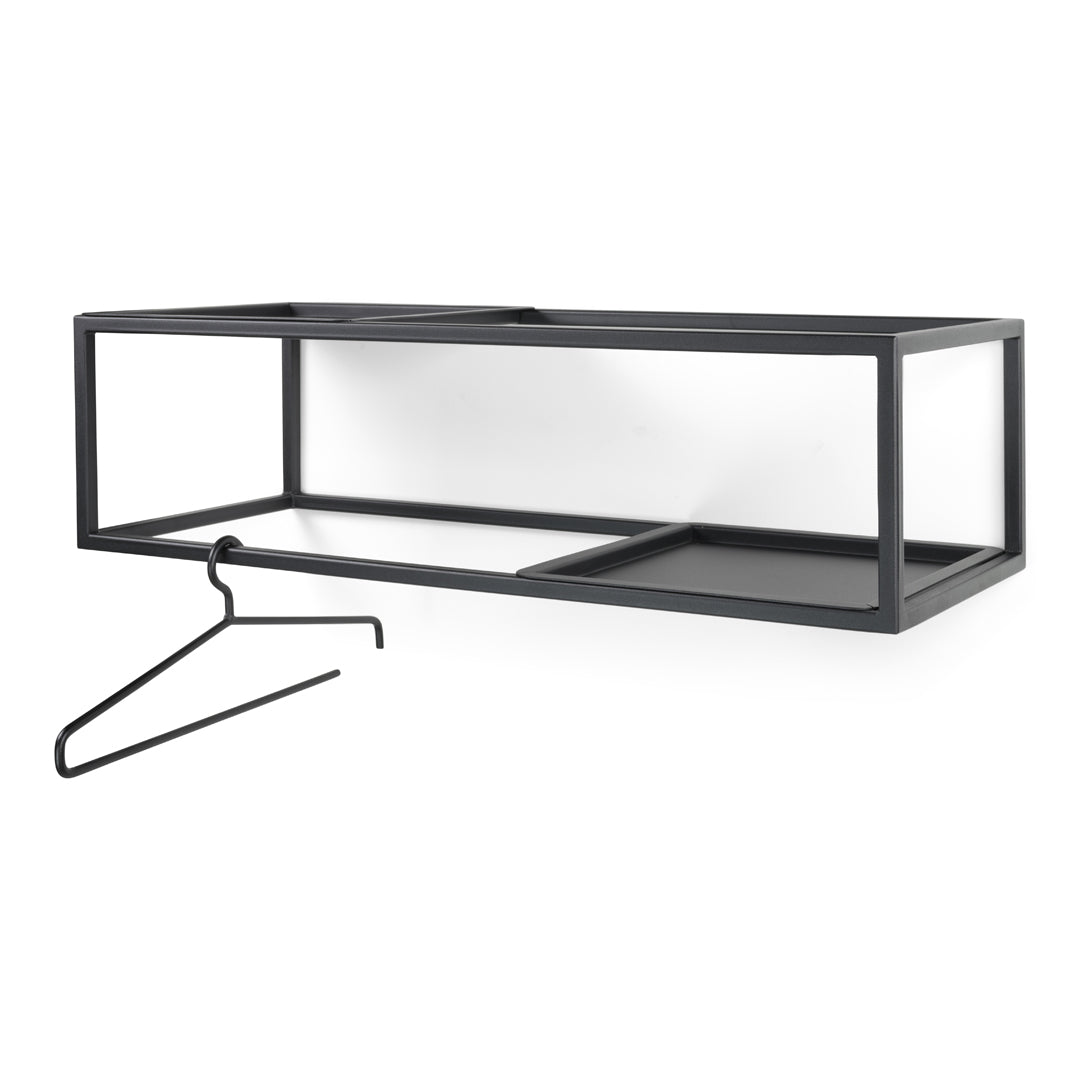 SPINDER DESIGN Rack knagerække sort stål B:78