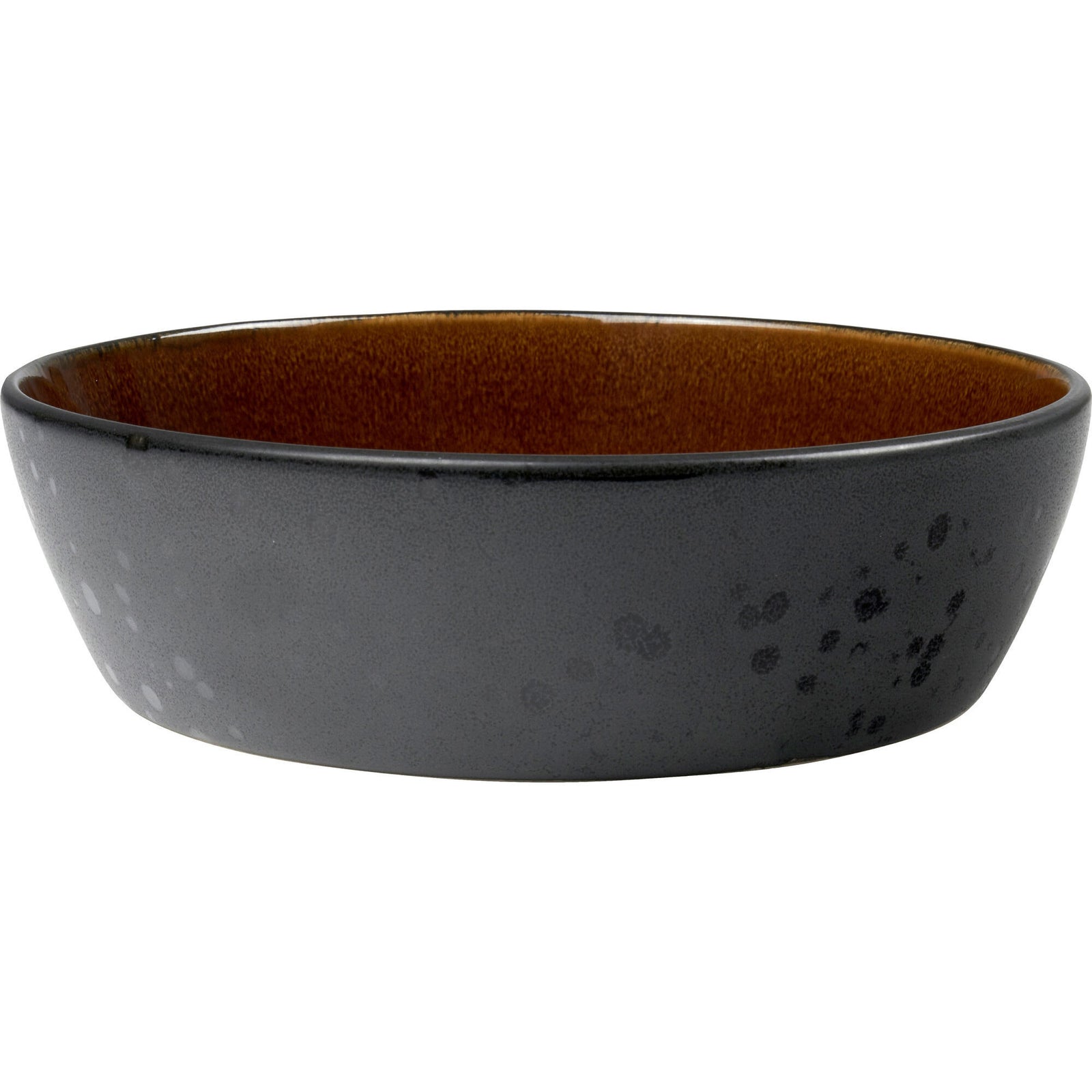 Bitz Bitz Suppeskål 18 cm sort/amber – produktbillede (Dyb tallerken)