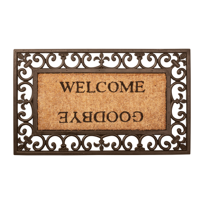 Esschert Design - Dørmåtte Welcome/Goodbye 76 x 45 cm ❤ Stort online udvalg i Esschert Design ❤ Billig fragt og hurtig levering 2 - 5 hverdage ❤ Varenummer: BGH-43980614533372 / Ean: '8714982017056 på lager - Udsalg på Alle produkter Spar op til 52% - Over 454 kendte mærker på udsalg