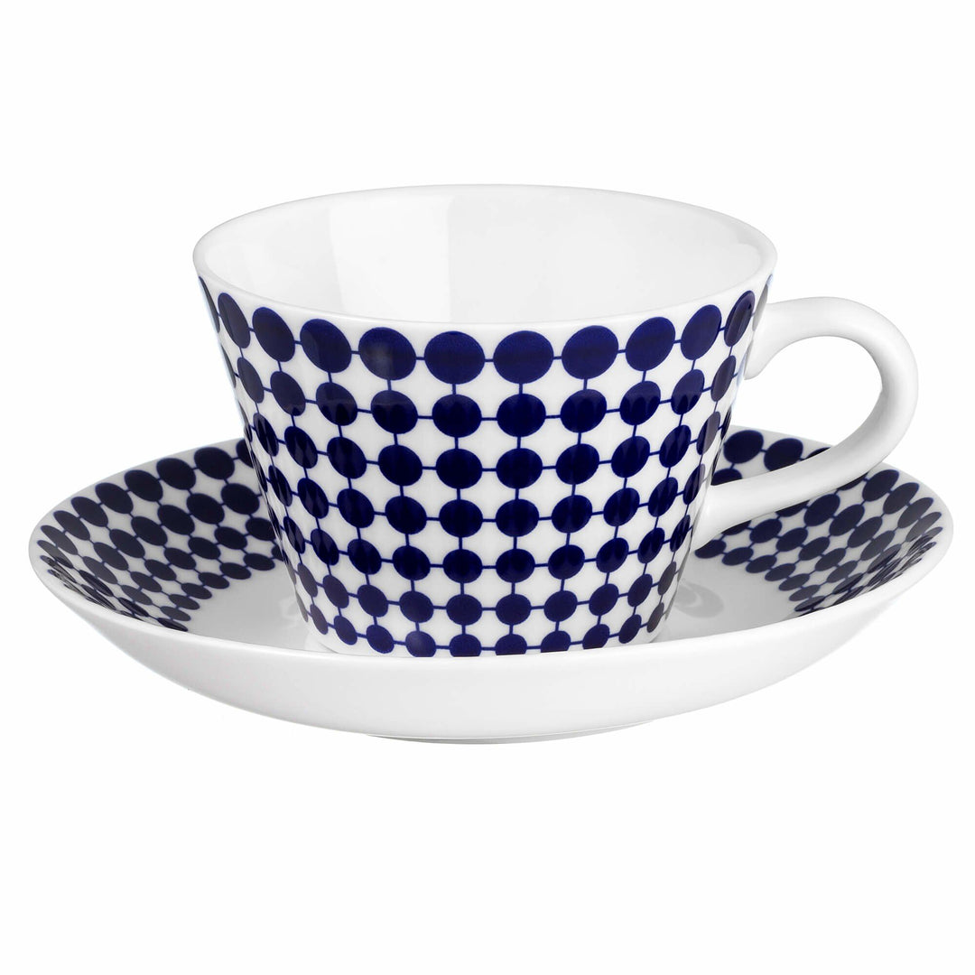 Gustavsberg Gustavsberg Adam kaffekop med underkop, 15 cl – frontbillede (Kopper med fad)