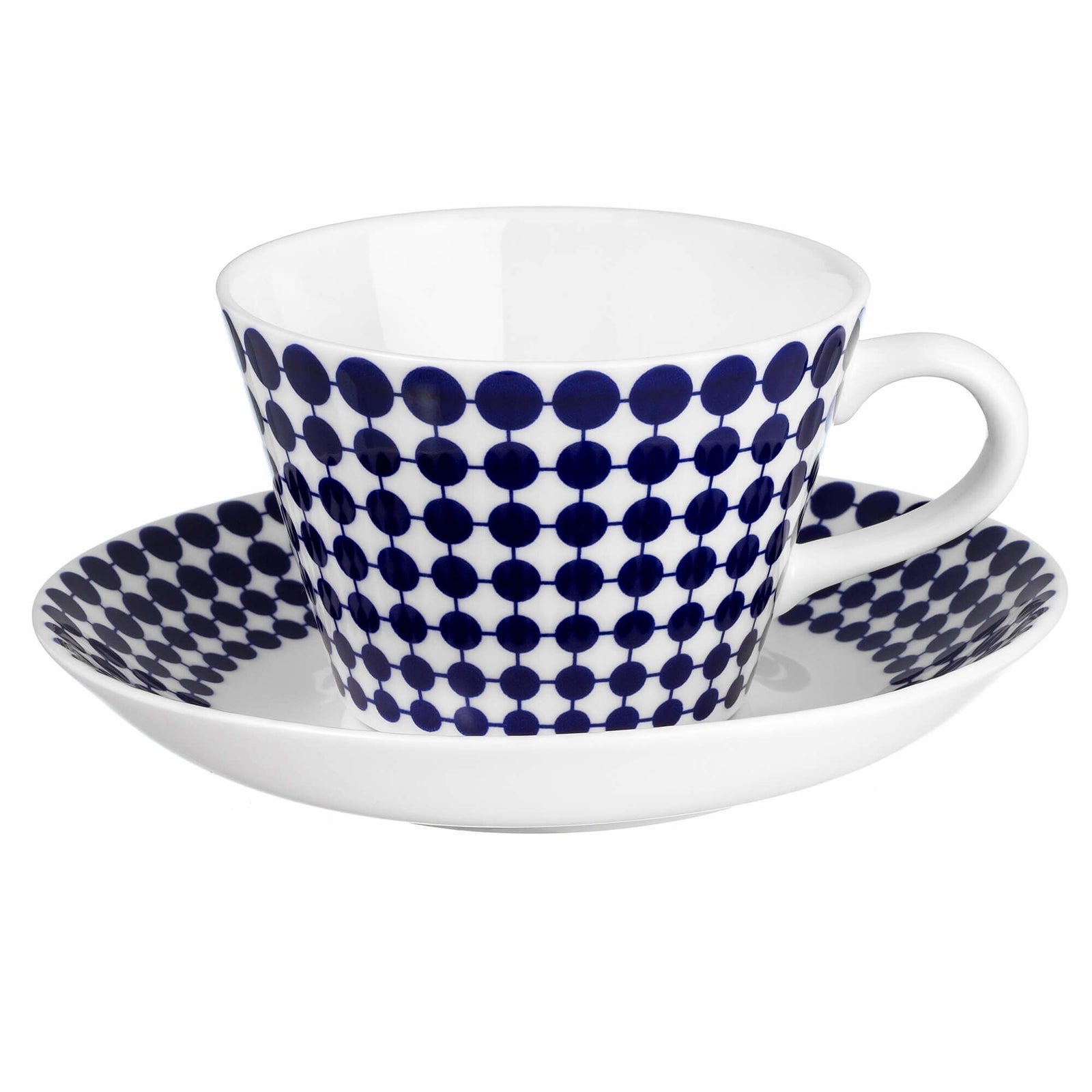 Gustavsberg Gustavsberg Adam kaffekop med underkop, 15 cl – frontbillede (Kopper med fad)