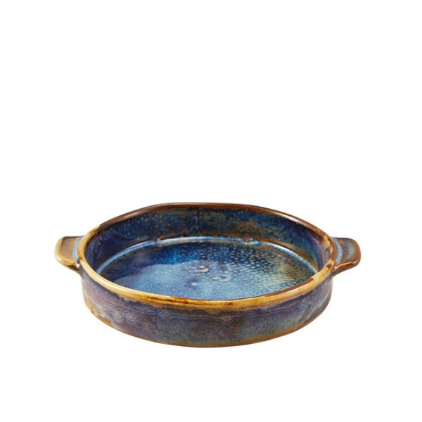 Produktbillede af Terra Aqua Blå Rund Øret Skål 14,6 Cm Genware på tilbud i brug