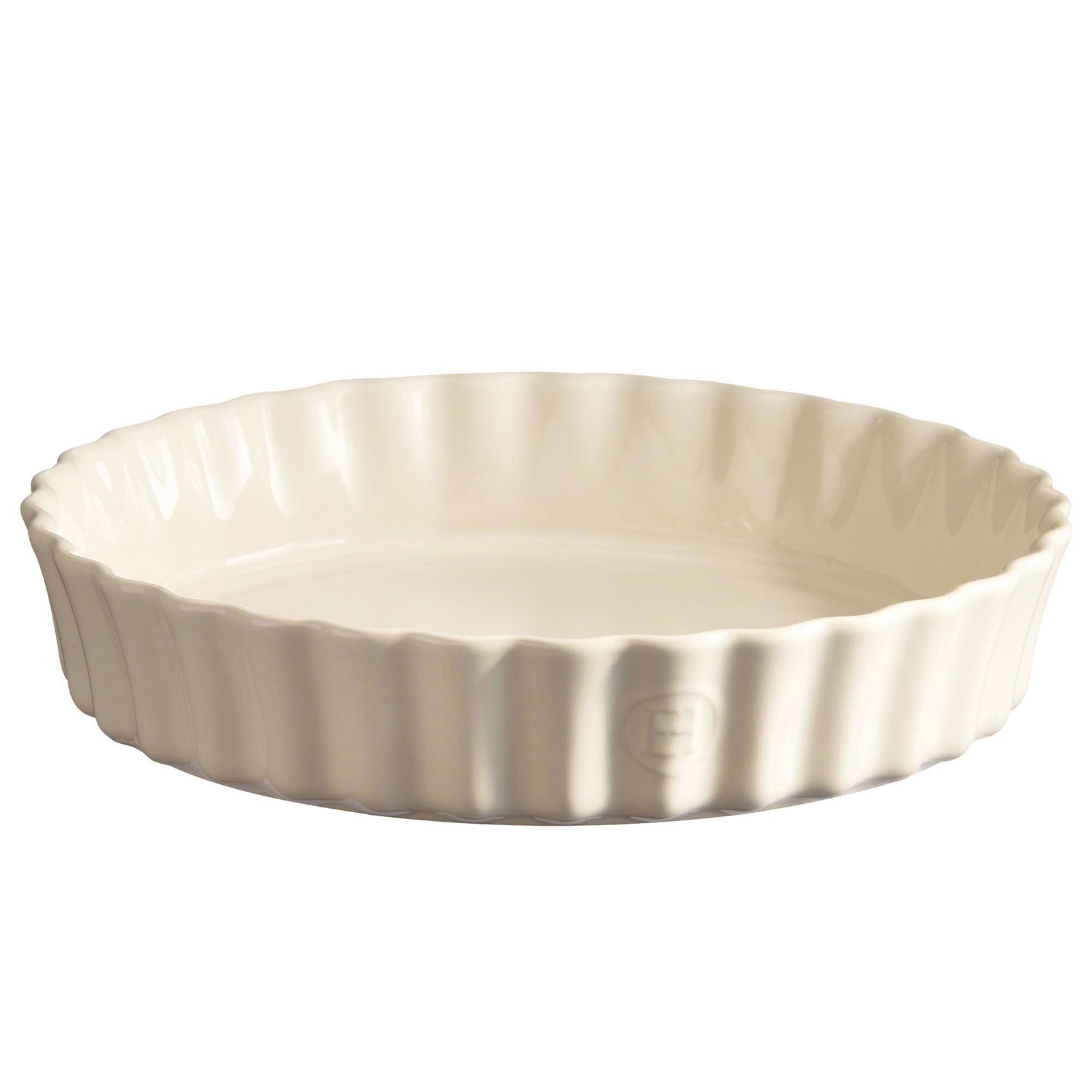 Emile henry Emile henry Tærteform 24 cm, cream – vinkelbillede (Tærteform)