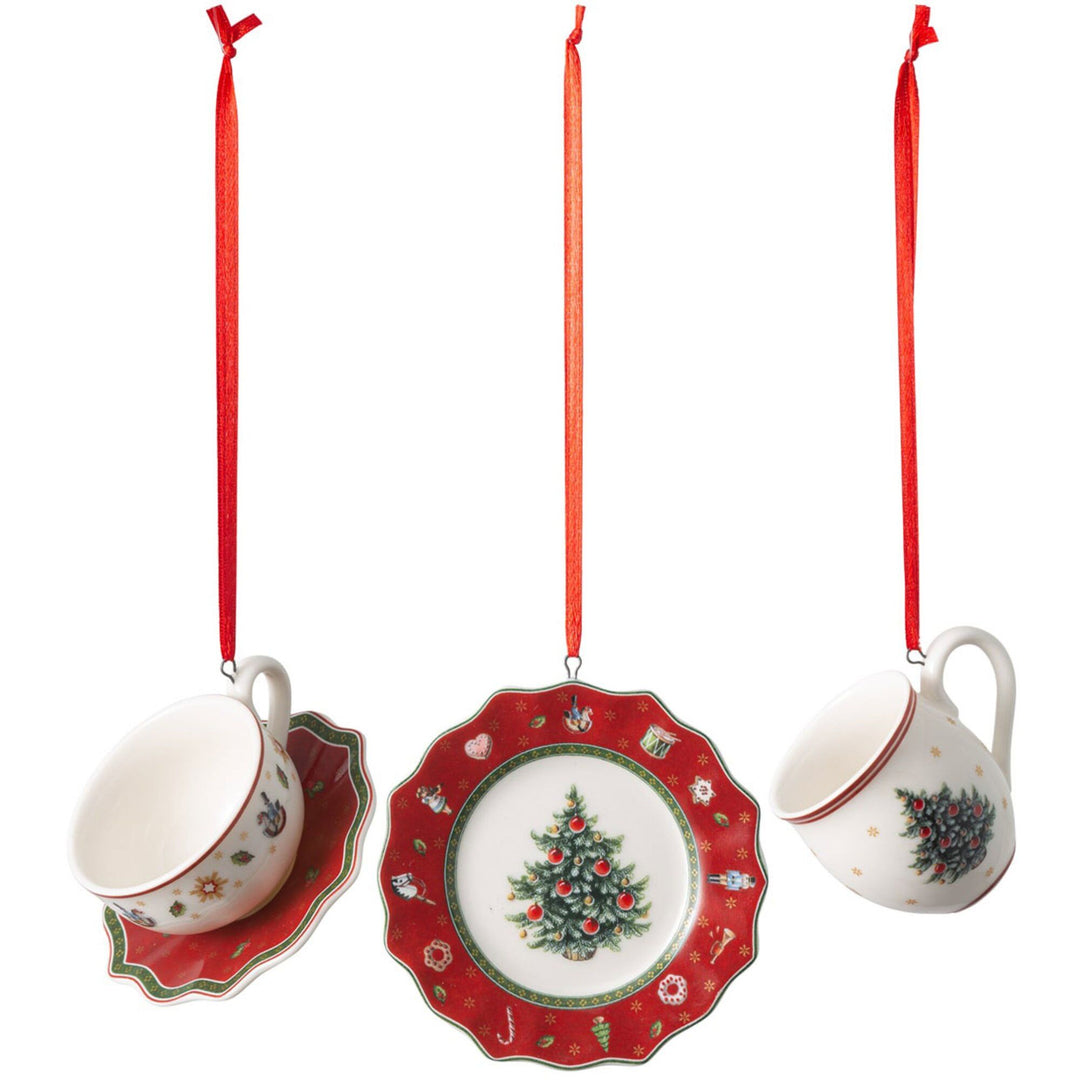 Villeroy & boch Villeroy & boch Toys Delight julepynt serveringssæt 3 dele, rød ❤ billede i brug (Julepynt)