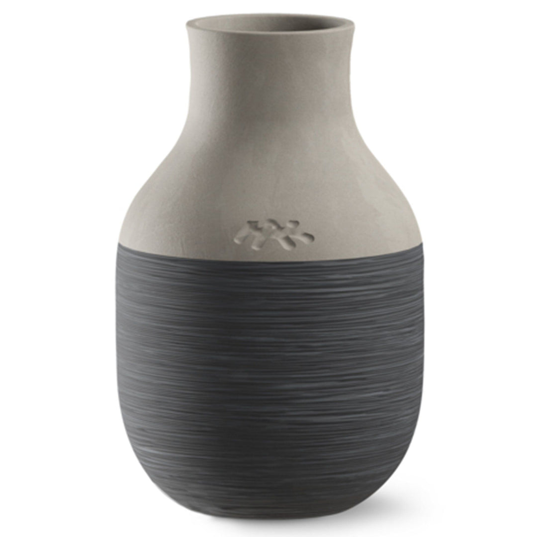 Kähler Kähler Omaggio Circulare vase 12,5 cm, antracitgrå – produktvisning (Vase)