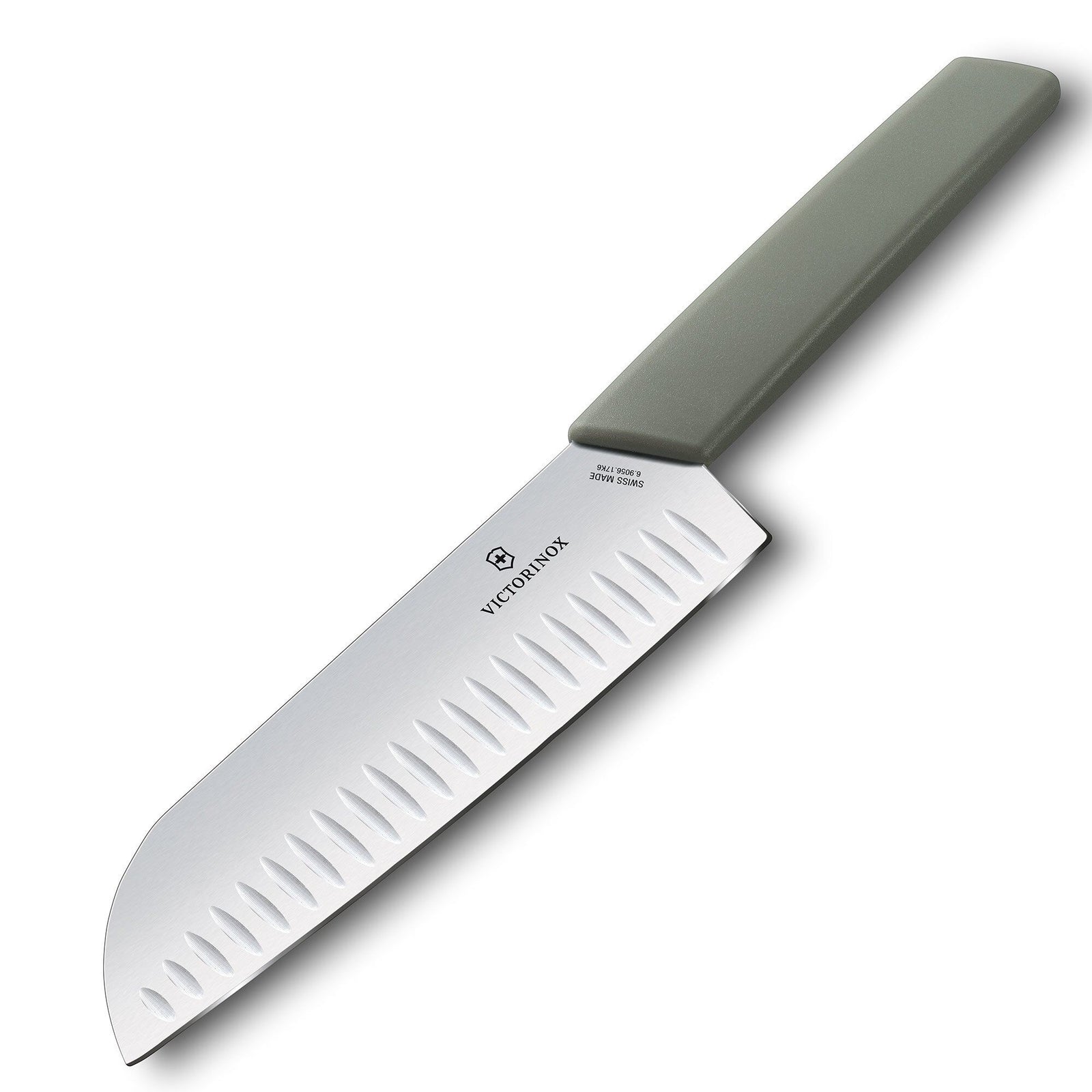 Victorinox Victorinox Swiss Modern santokukniv 17 cm, oliven ❤ produktbillede i kategorien Santokuknive