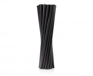 Produktbillede af Eco Drikkesugerør Sorte 8x240 Mm / 15 Stk på tilbud i premium kvalitet
