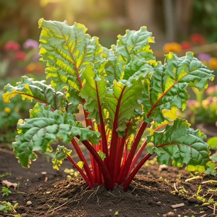Økologisk Bladbede frø Rhubarb Chard