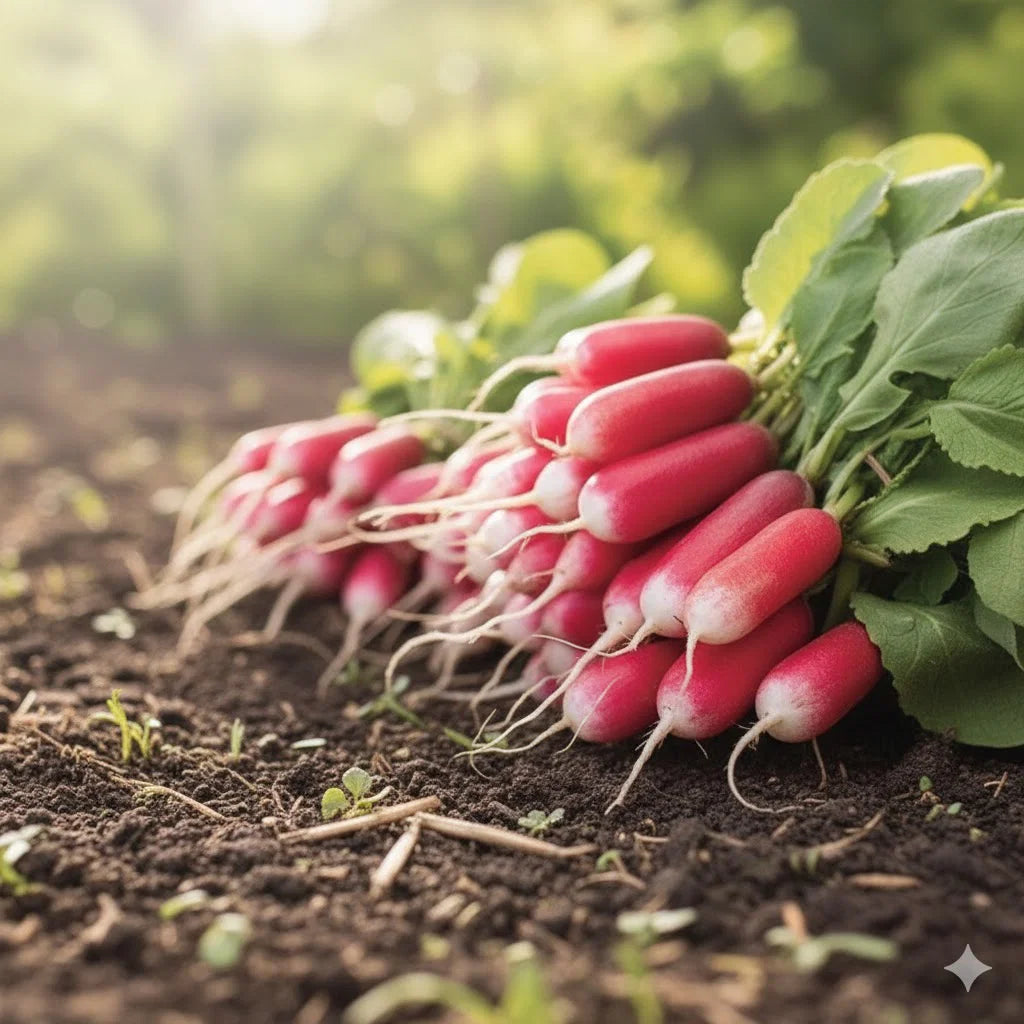 Økologiske radise frø French Breakfast 3