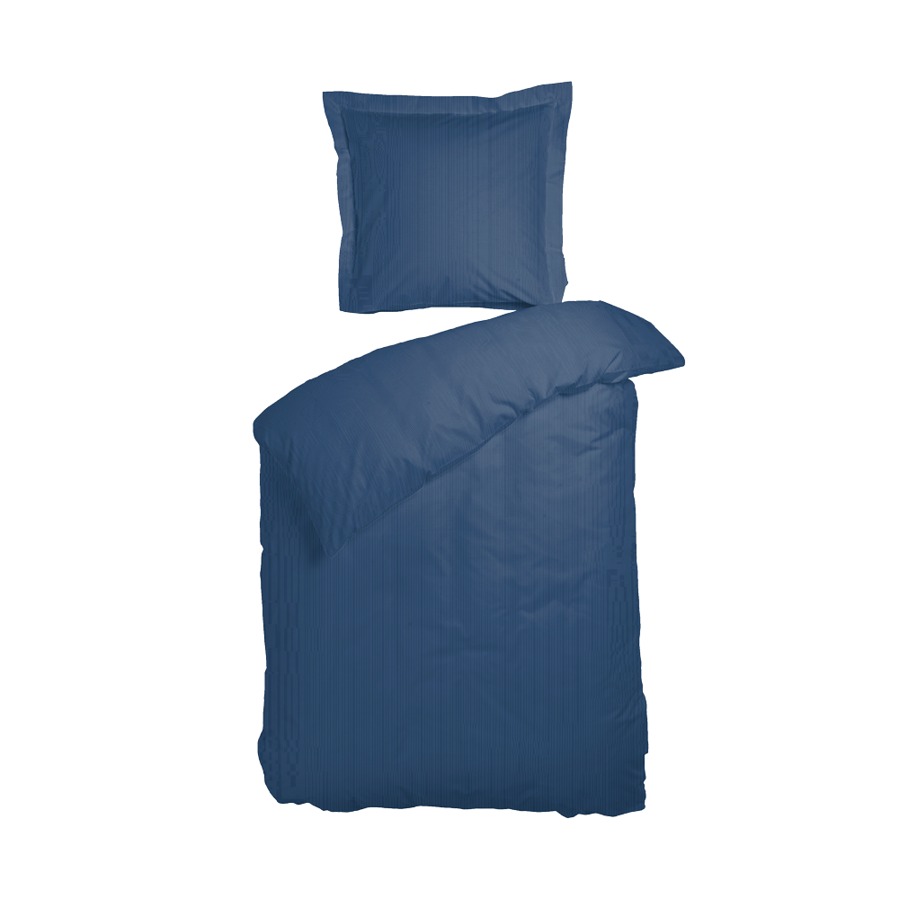 Produktbillede af RAIE Sengesæt blå 140x220 cm på tilbud i høj kvalitet