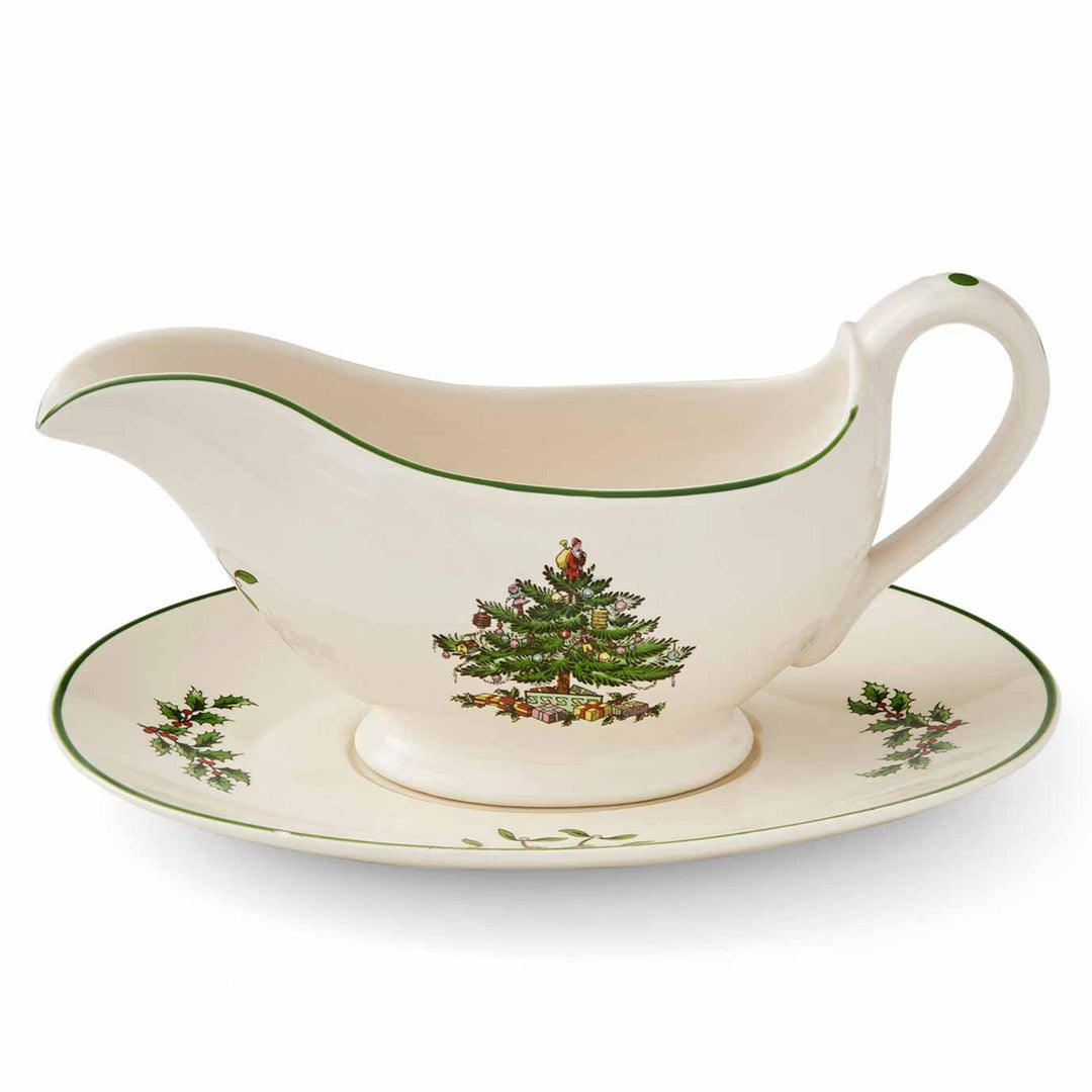 Spode Spode Christmas Tree saucekande med fad 31 cl – produktbillede (Saucekande)