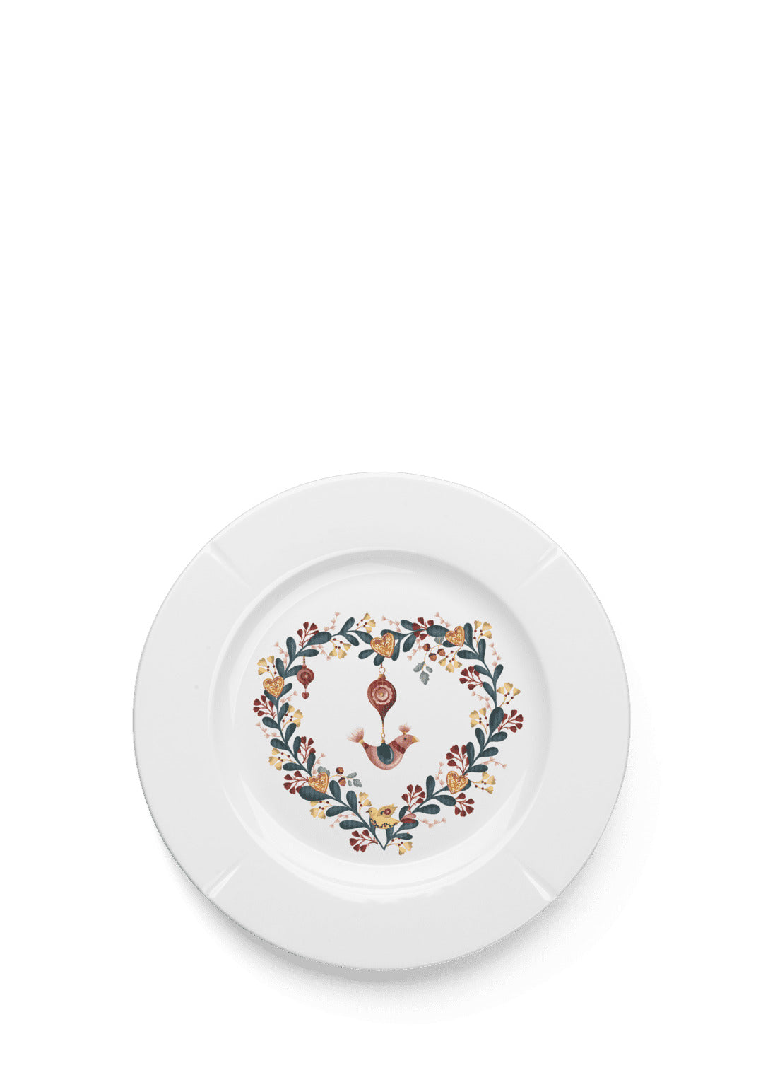 Produktbillede af Rosendahl Grand Cru Cottage Tallerken Ø19.5 cm hvid med deko i premium kvalitet