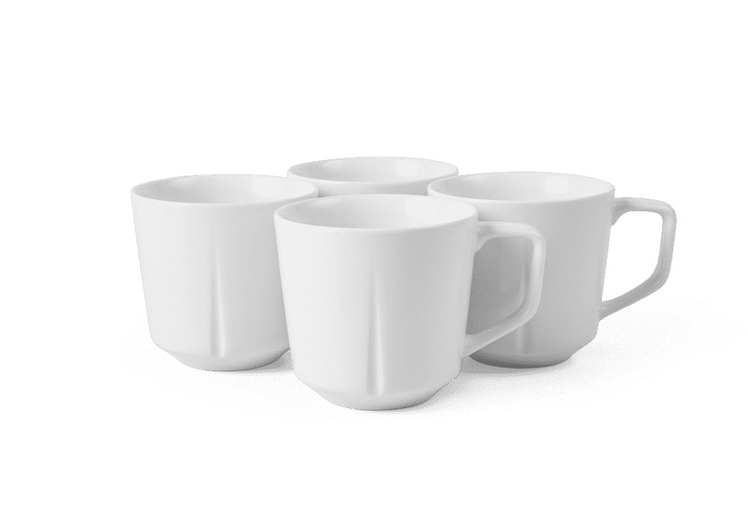 Produktbillede af Rosendahl Grand Cru Essentials Krus 30 cl hvid 4 stk. i premium kvalitet