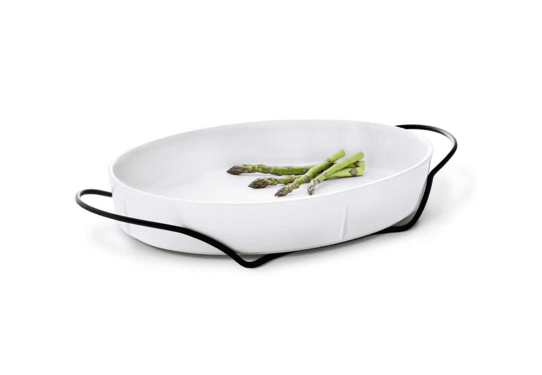 Produktbillede af Rosendahl Grand Cru Holder til stort ovalt fad 20473 sort i premium kvalitet