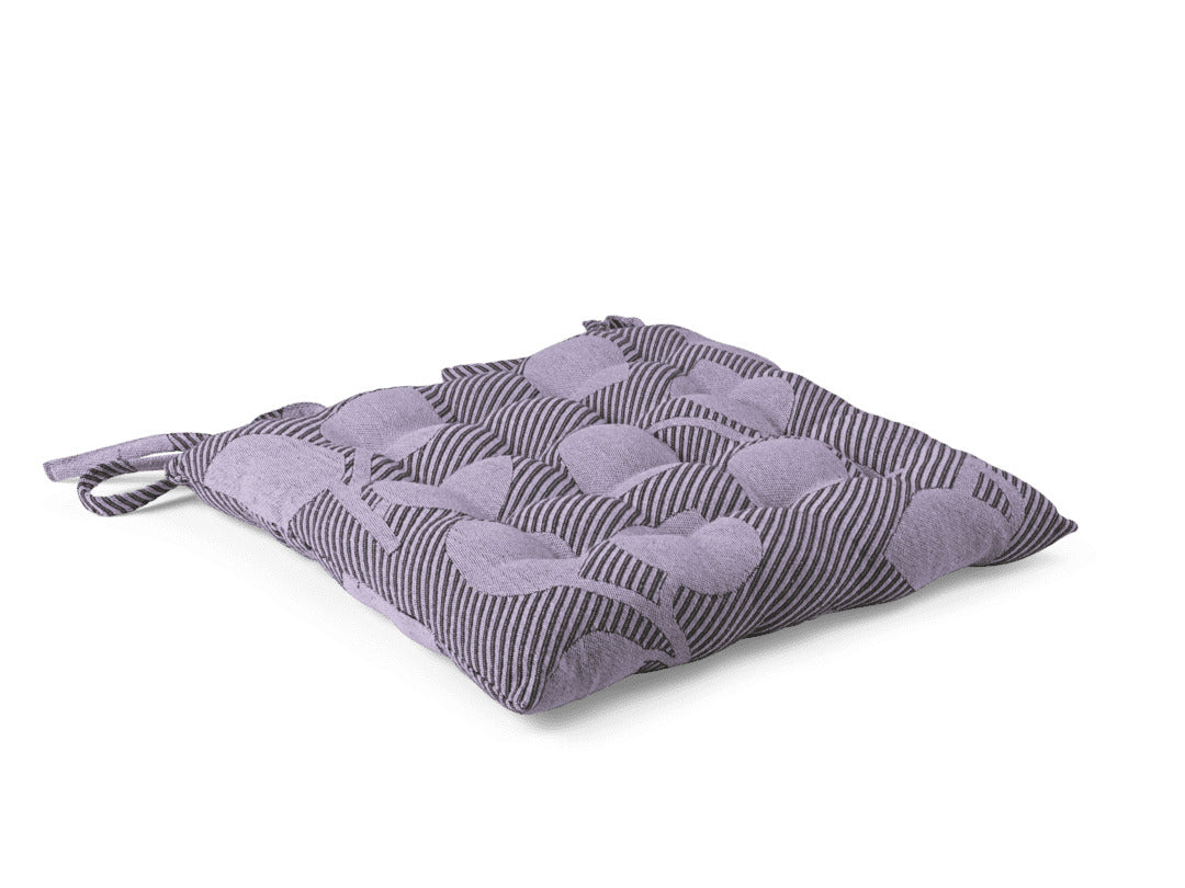 Produktbillede af Rosendahl Textiles Outdoor Natura Havehynde 40x4x40 cm grøn/lavendel i premium kvalitet