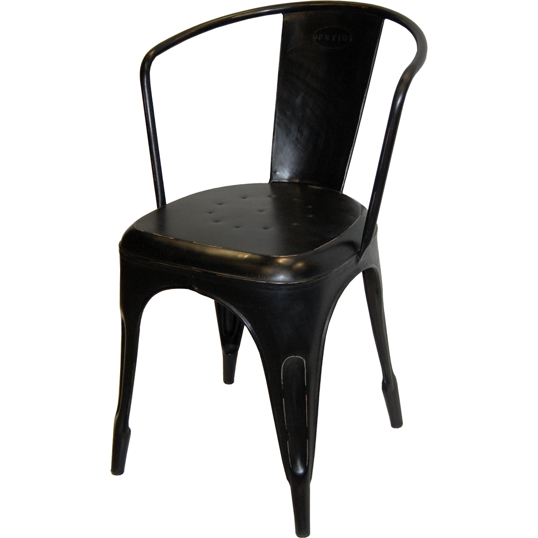 Produktbillede af TRADEMARK LIVING STOL ANTIKSORT 80 i premium kvalitet
