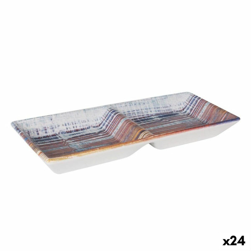 Se Snack bakke La Mediterránea Boreal 2 Rum 25 x 11 x 3 cm (24 stk)  Stort online udvalg i La Mediterránea - Køb online på udsalg og tilbud lige nu  Meget billig fragt og hurtig levering: 1 - 2 hverdage - Varenummer: S2228006 og barcode / Ean: &