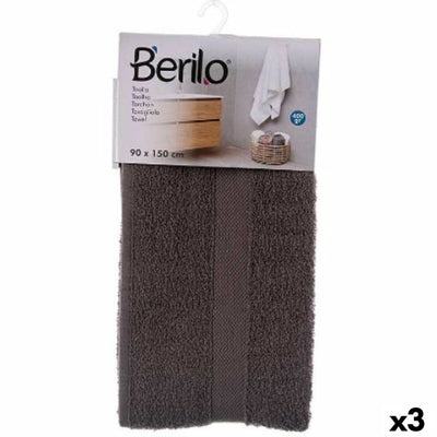 Se Badehåndklæde Berilo 89671 Grå 80 % bomuld 20 % Polyester 90 x 150 cm 90 x 0,5 x 150 cm (3 stk) ✔ Stort online udvalg i Berilo - Køb online på udsalg og tilbud lige nu ✔ Meget billig fragt og hurtig levering: 1 - 2 hverdage - Varenummer: S3625244 og barcode / Ean: '4899888635994 på lager - Udsalg på Hjem og madlavning, Bad Spar op til 57% - Over  785 kendte brands på udsalg