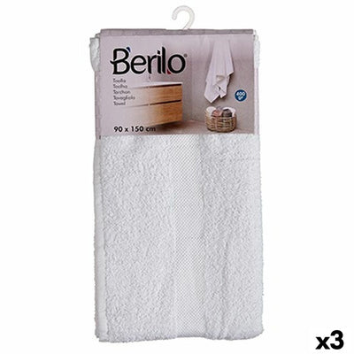 Se Badehåndklæde Berilo 89679 Hvid 80 % bomuld 20 % Polyester 90 x 150 cm 90 x 0,5 x 150 cm (3 stk) ✔ Stort online udvalg i Berilo - Køb online på udsalg og tilbud lige nu ✔ Meget billig fragt og hurtig levering: 1 - 2 hverdage - Varenummer: S3625315 og barcode / Ean: '4899888636014 på lager - Udsalg på Hjem og madlavning, Bad Spar op til 65% - Over 1124 kendte brands på udsalg