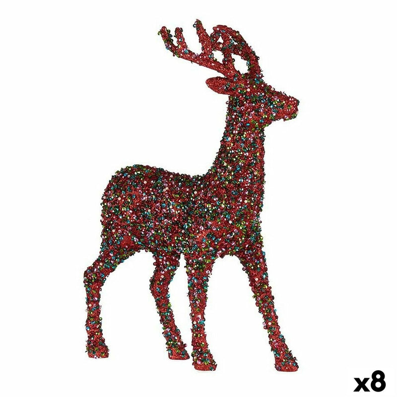 Se Julerensdyr Krist+ R201-068Z Multifarvet Julerensdyr 15 x 45 x 30 cm Skinne (8 stk)  Stort online udvalg i Krist+ - Køb online på udsalg og tilbud lige nu  Meget billig fragt og hurtig levering: 1 - 2 hverdage - Varenummer: S3627275 og barcode / Ean: &