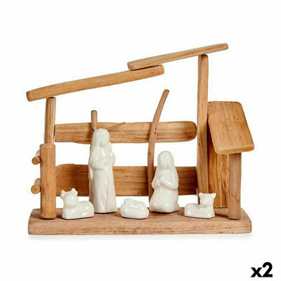 Se Betlehem dekoration Hvid Natur Træ Keramik 10 x 21 x 25 cm (2 stk)  Stort online udvalg i Krist+ - Køb online på udsalg og tilbud lige nu  Meget billig fragt og hurtig levering: 1 - 2 hverdage - Varenummer: S3627452 og barcode / Ean: '4899888654995 på lager - Udsalg på Hjem og madlavning, Boligindretning Spar op til 55% - Over  857 kendte brands på udsalg