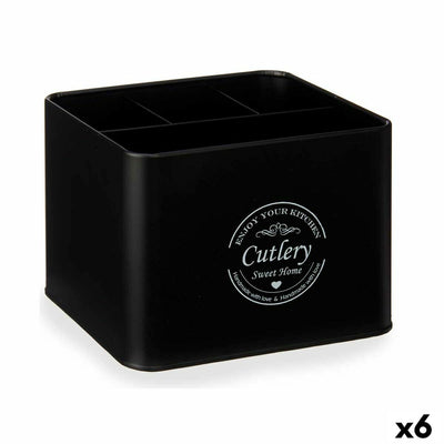 Se Kurv Bestik Sort Metal 18 x 13,3 x 15,3 cm (6 stk)  Stort online udvalg i Kinvara - Køb online på udsalg og tilbud lige nu  Meget billig fragt og hurtig levering: 1 - 2 hverdage - Varenummer: S3629351 og barcode / Ean: '4899888647485 på lager - Udsalg på Hjem og madlavning, Opbevaring og organisering Spar op til 64% - Over 1122 kendte brands på udsalg