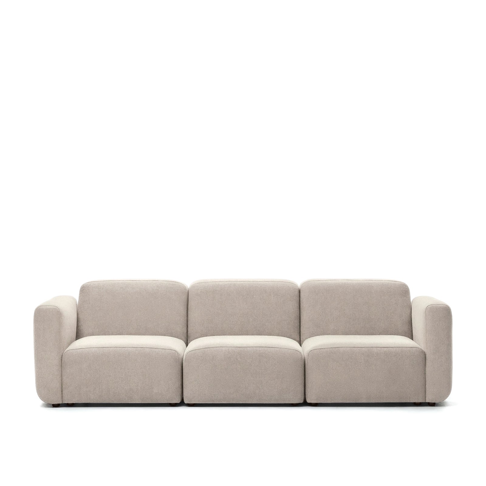 Produktbillede af KAVE HOME Neom 3 pers. modulsofa beige stof 263cm i premium kvalitet