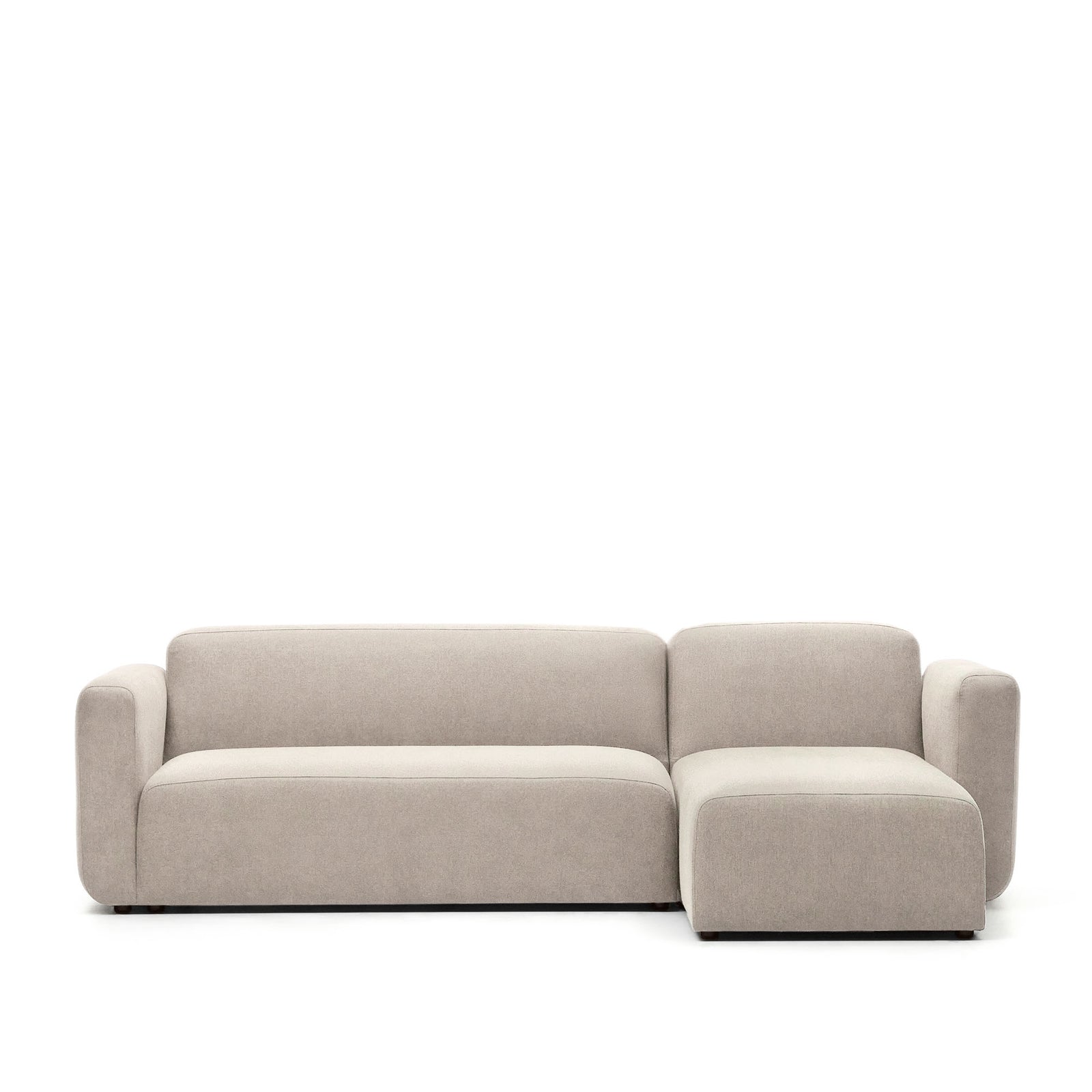 Produktbillede af KAVE HOME Neom 3 pers. modulsofa m. højre/venstre chaiselong beige stof 263cm i premium kvalitet