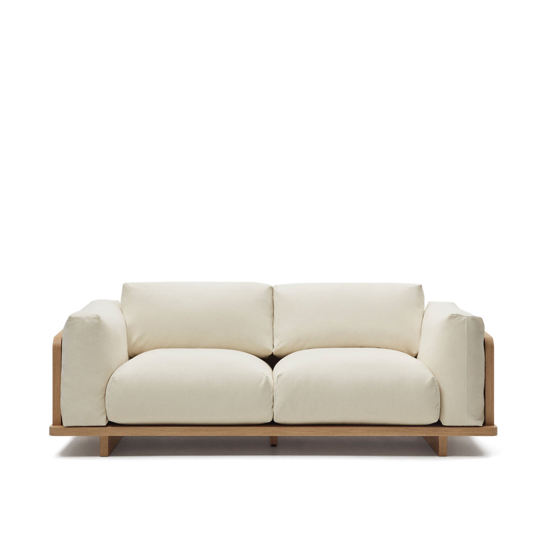 KAVE HOME Oaq 3 pers. sofa beige stof 225cm