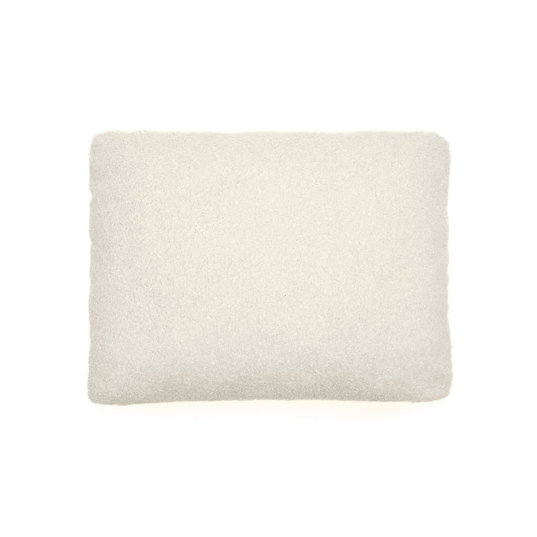 KAVE HOME Martina pyntepude rektangulær ecru bouclé stof 47x36