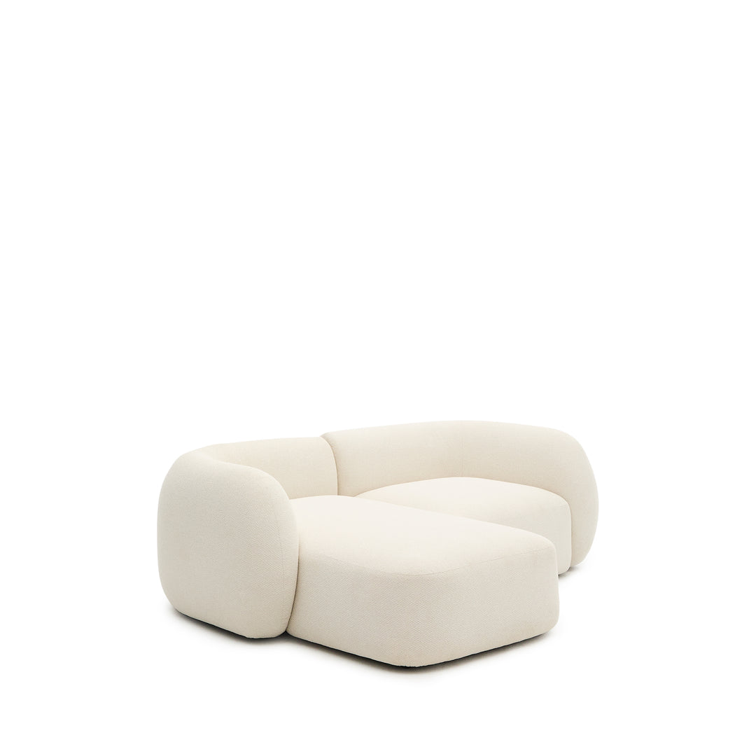 KAVE HOME Martina 2 pers. modul sofa m. venstre chaiselong ecru chenille stof 230cm