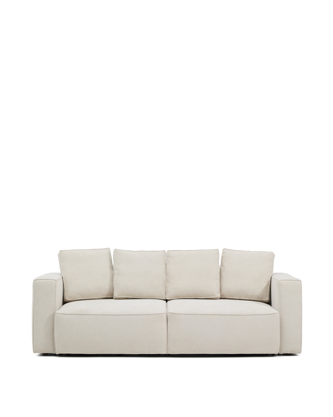 KAVE HOME Marela 3-pers. sovesofa beige chenille B:236cm