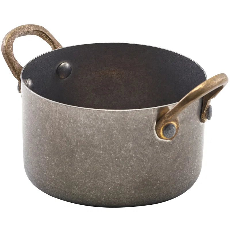Mini Kasserolle Vintage Stål 9 x 5.25cm 34cl