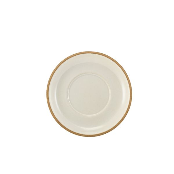 Produktbillede af Kava Hvid Stentøj Underkop 16 Cm Fra Genware på tilbud i brug