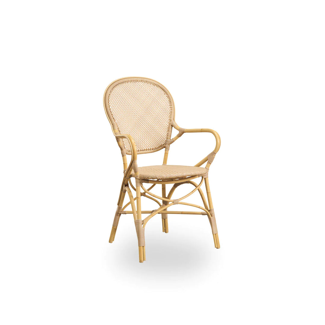 Produktbillede af SIKA DESIGN ROSSINI EXTERIOR STOL M/ARMLÆN NATUR 93 i premium kvalitet
