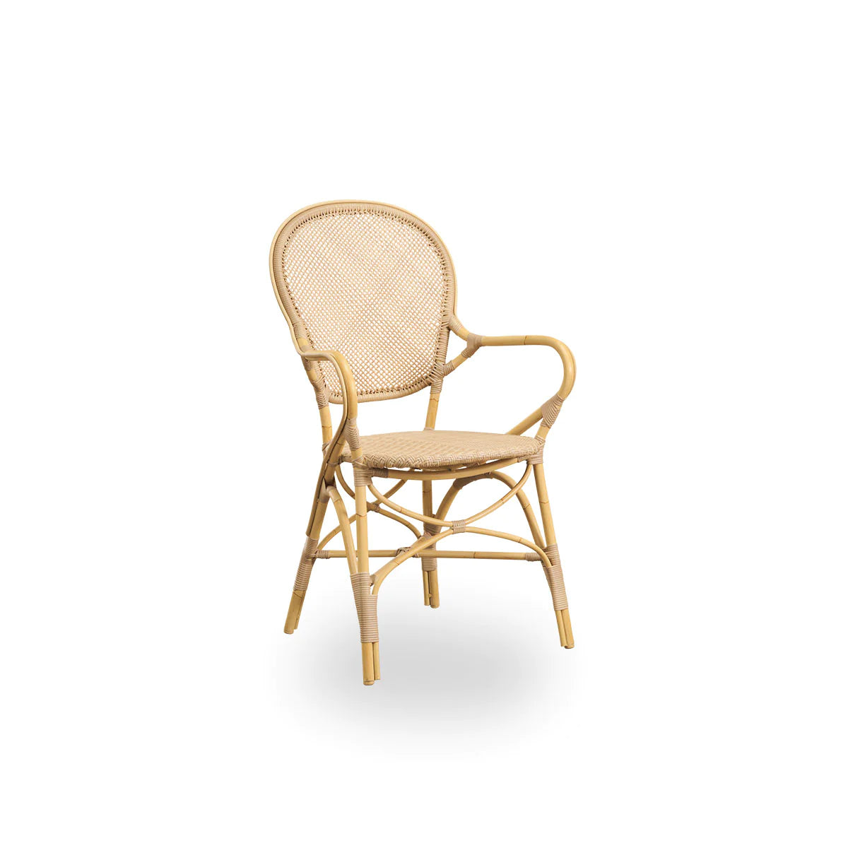 Produktbillede af SIKA DESIGN ROSSINI EXTERIOR STOL M/ARMLÆN NATUR 93 i premium kvalitet