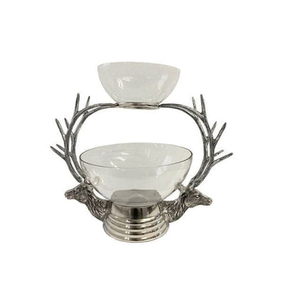 To Etages Glasskål M. Hjorte Stand ❤ Kæmpe udvalg i BARLIFE ❤ Billig fragt og hurtig levering 2 - 5 hverdage - Varenummer: BAR-665092 / Ean: på lager - Udsalg på Home Barindretning Reoler Spar op til 63% - Over 412 kendte brands på udsalg