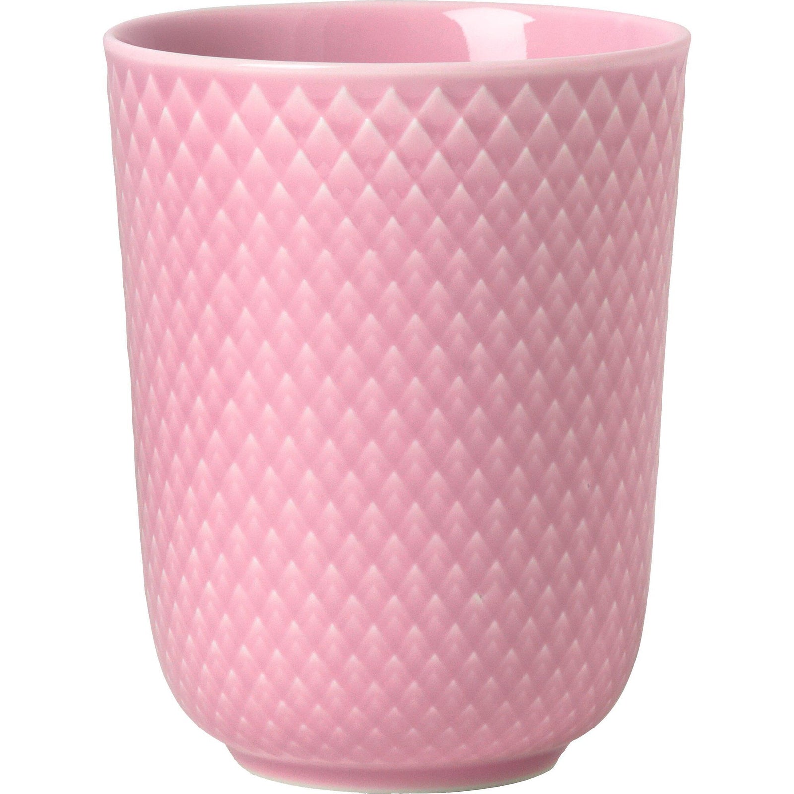 Lyngby porcelæn Lyngby porcelæn Rhombe Krus 33 cl Rosa ❤ billede i brug i kategorien Krus