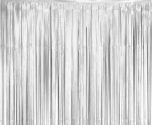 Festgardin B&C Mat Sølv 100 x 200 Cm