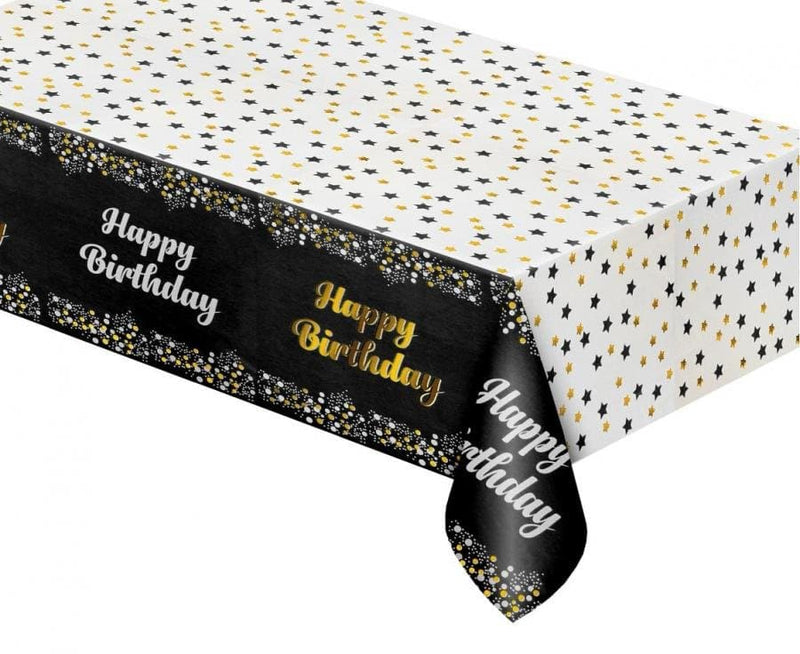 Folieborddug B&C "Tillykke Med Fødselsdagen" Sort 137x183 Cm ✔ Kæmpe udvalg i Godan ✔ Billig fragt og hurtig levering 2 - 5 hverdage - Varenummer: BAR-697920 / Ean: &