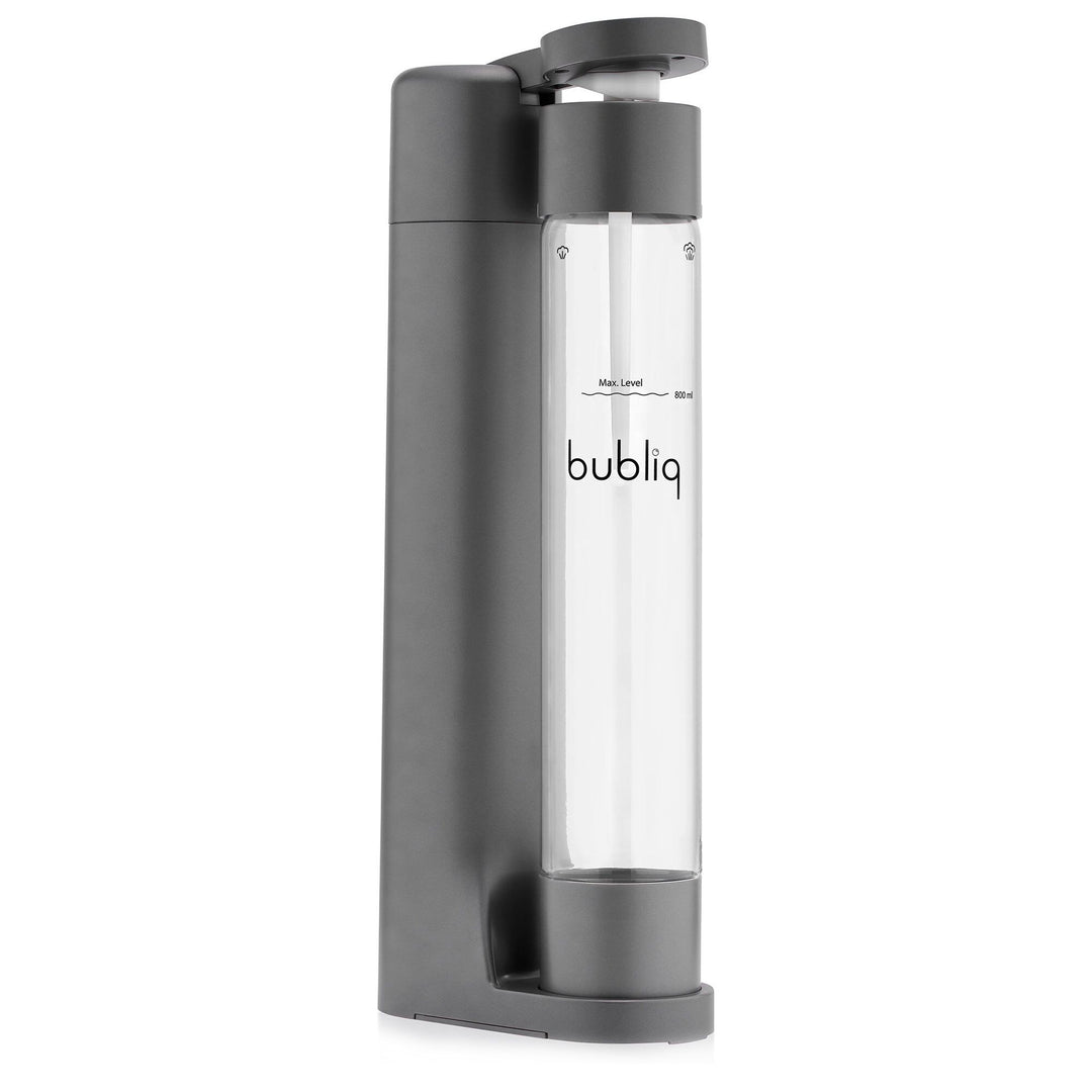 Bubliq Bubliq Sodavandsmaskine 800 ml, matgrå ❤ vinkelbillede (Sodavandsmaskiner)