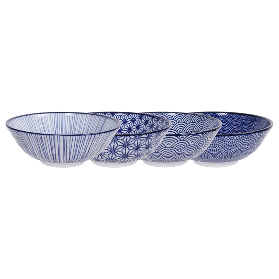 Tokyo design studio Tokyo design studio Nippon Blue skål 21 cm. 4 stk. – detaljebillede (Skål)